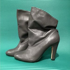 Ann Taylor Stiletto Ankle Leather Booties 8,5